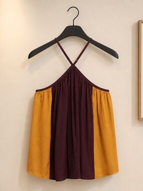 Banana Republic Burgundy Halter Tank Top
